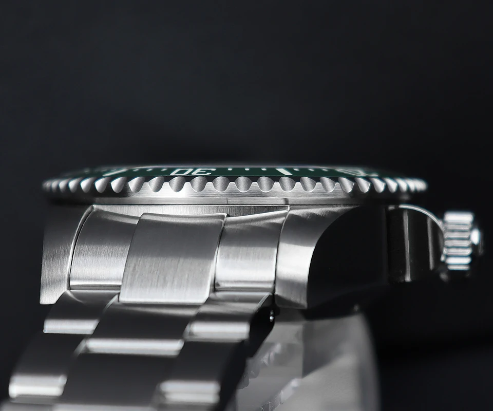 Alon | Orologio subacqueo GMT in acciaio inossidabile grigio