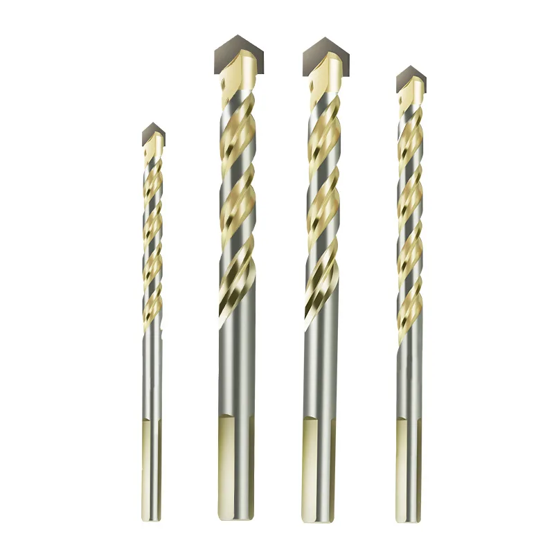 

5pc5mm-12mm Alloy Triangle Drill Tile Ceramic Cement Concrete Wall Hole Multi-Function Metal Hole