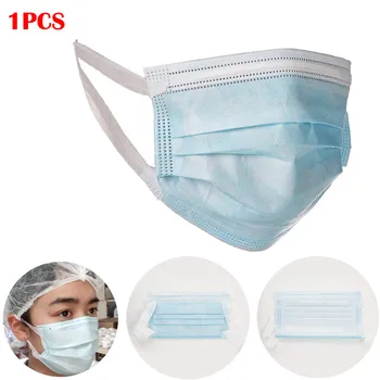 

1/10/50/100 PCS Mouth Masks Single Use Pullout Comfort Earloop Windproof Foggy Haze Disposable Unisex Face Mask Mascherina