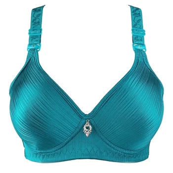 

Big Size Bra For Women fat Big Breast Ladies Plain No padded Wire Free Soft Comfortable Lingerie Underwear B C Cup Bra Intimates