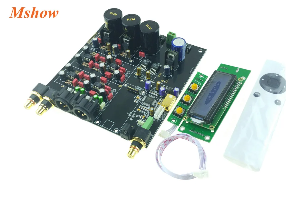 ES9038 ES9038PRO HIFI аудио декодер DAC собранная плата+ пульт дистанционного управления Лучшая цена