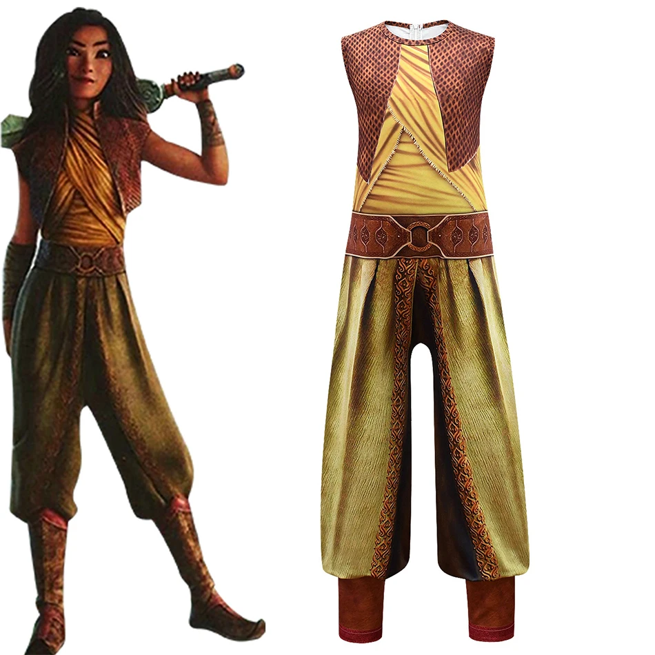 Kids Cosplay Disney Raya And The Last 