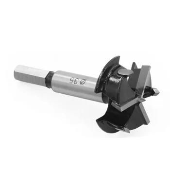 

Drilling Drill Bit Tool 35mm 3 Flutes Router Auger Tungsten steel alloy