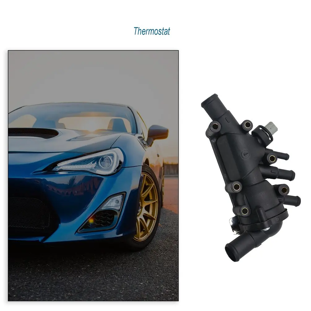 Термостат с корпусом+ датчик температуры для Ford Ka 1,3 1,6 Duratec 2002-2008 термостат 1337822 Xs6E8A586Ah