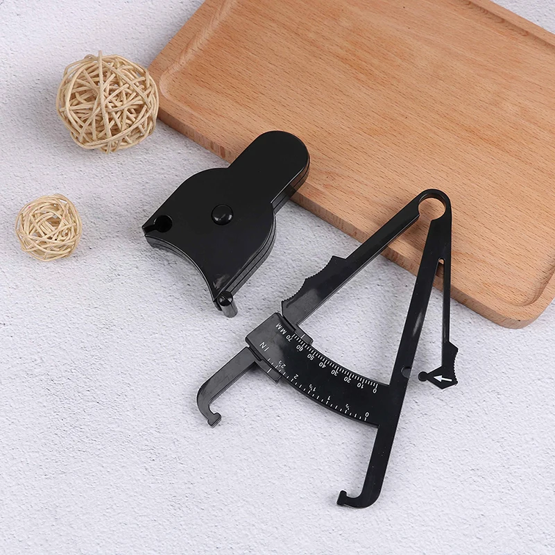 Y-shaped Ruler Sebum Fat Caliper Body Fat Tester Analyzer Fat Measuring Clamp With Measurement Tape Chart Body Health Care Tool