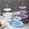Detachable Cake Stand European Style 3 Tier Pastry Cupcake Fruit Plate Serving Dessert Holder Wedding Party Home Decor ► Photo 2/6