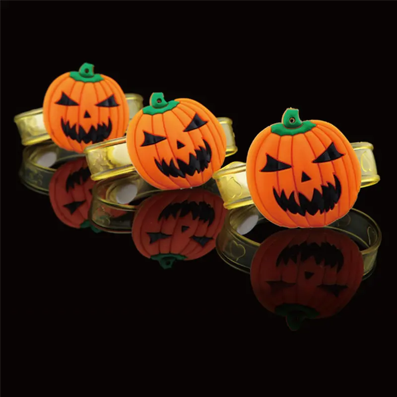 С надписью Happy Halloween светящиеся домашняя детская декоративная Тыква ужас браслет