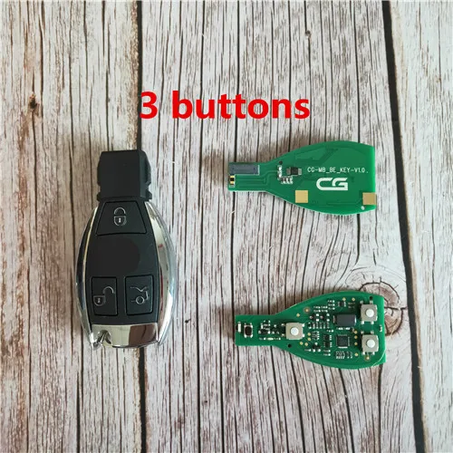 (C) 5pcs CGMB BE Key 315 МГц/433 МГц получить 1 бесплатный жетон для CGDI MB CGMB работать с умным ключом оболочки для Benz с логотипом - Цвет: (C) 5pcs