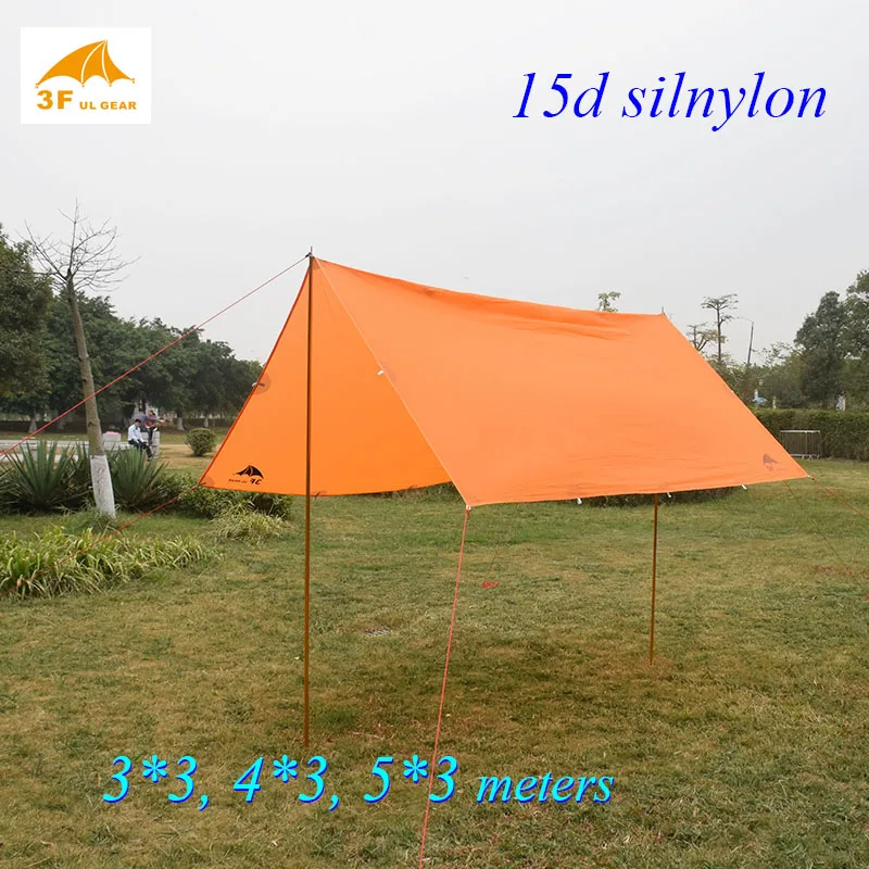 3F gear 3*3 / 4*3 5*3 метра 15D silнейлоновый открытый тент высокого качества пляжный