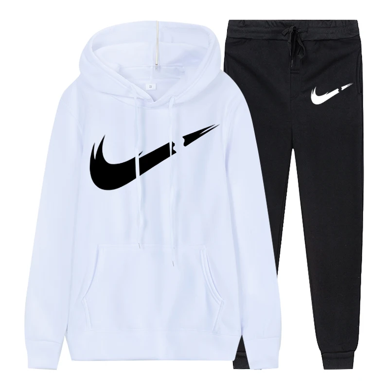 

Brand Clothing Men's Casual Sweatshirts Pullover Cotton Men tracksuit Hoodies Two Piece +Pants Sport Shirts Autumn Winter Set