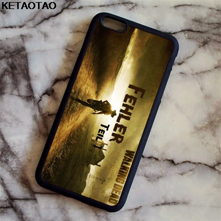 Чехол для телефона KETAOTAO The Walking Dead tv s для iPhone 4S SE 5C 5S 6S 7 8 Plus X XS XR 11 Pro Чехол из мягкого ТПУ резины и силикона - Цвет: Розовый