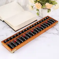 17 цифр деревянный соробан Стандартный Abacus китайский калькулятор подсчета для изучения математики инструмент начинающих