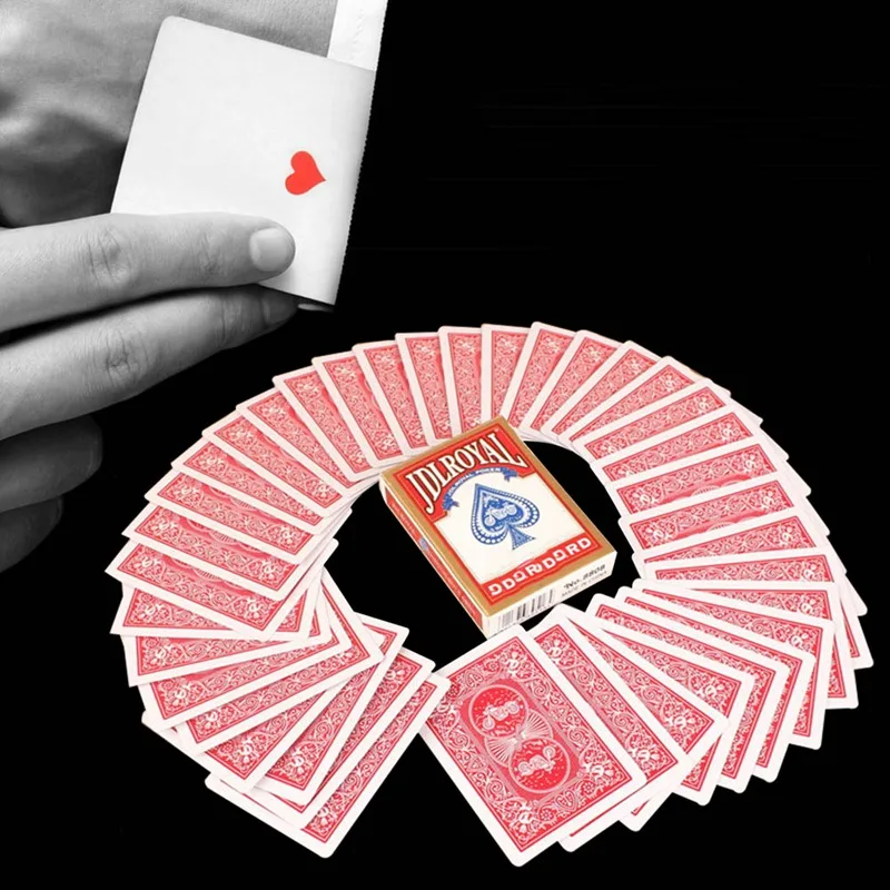 Игральные карты покер реквизит стандартные Волшебные трюки колоды карты Обучающие игрушки игральные карты для взрослых подарок Волшебные трюки