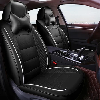

custom car seat cover for Subaru Impreza Legacy XV Forester Outback A115 Tribeca Lincoln MKC MKX MKZ blue/black car accessories