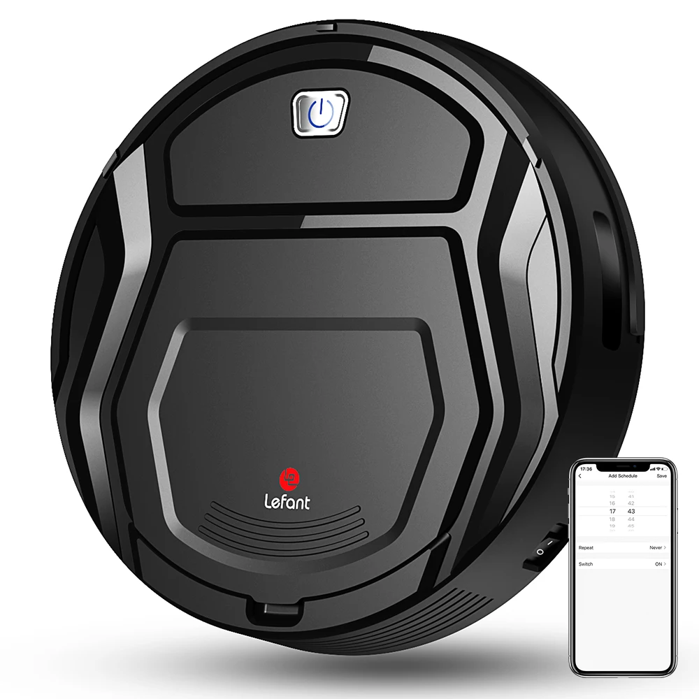 

Lefant Robot Vacuums, Automatic Robotic Cleaner Small Body,Self-Charging,1500Pa Powerful Suction,High Coverage M200