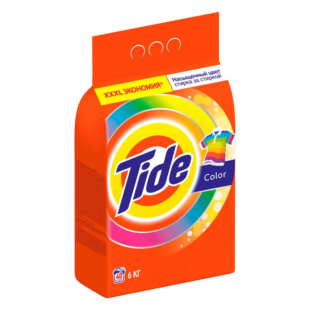 Стиральный порошок автомат «Color» Tide, 6 кг