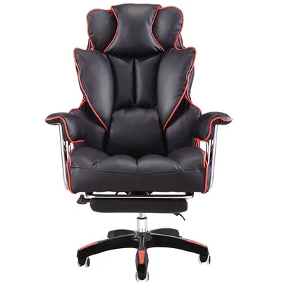 

Home Office Computer Desk Massage Chair With Footrest Reclining Executive Ergonomic Vibrating PU Leather Adjustable Office Chair