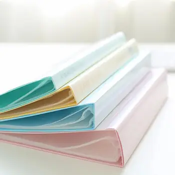 

40 Pages A4 Paper Documents Floral File Holders Storage Binder Folder Pouch folders pasta dura