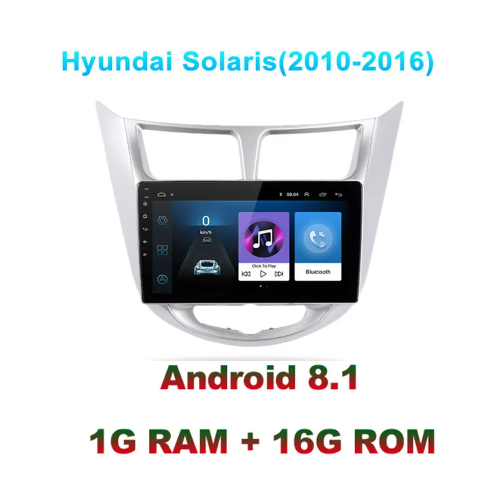BYNCG 2 din dvd-плеер автомобиля для hyundai Solaris акцент Verna i25 с радио gps навигации Bluetooth USB карта камера