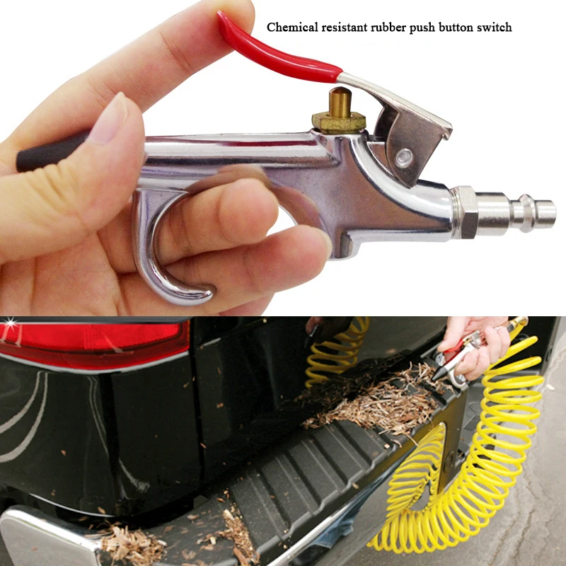 6Pcs/Set Air Gun Accessories Set Multifunction Air Duster Gun Accessory Kit with Interchangeable Nozzles OverSized
