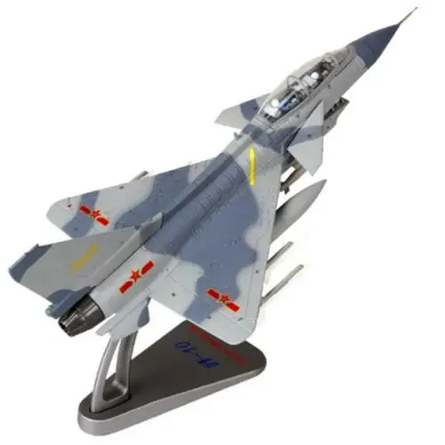 Самолет статическая модель Jet 1/72 J-10 Истребитель Военный парад два места самолет подарок