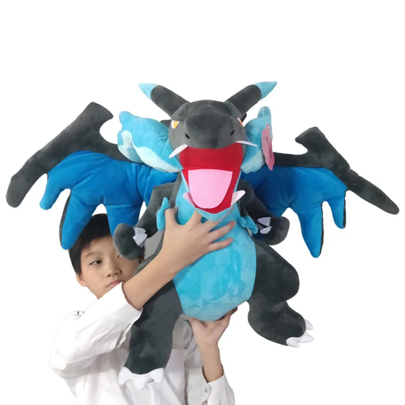 Большой размер 60cmpet плюш Charizard Blastoise Articuno Mewtwo Espeon Charizard синий желтый Ninetales Vulpix Groudon положительная энергия - Цвет: Зеленый