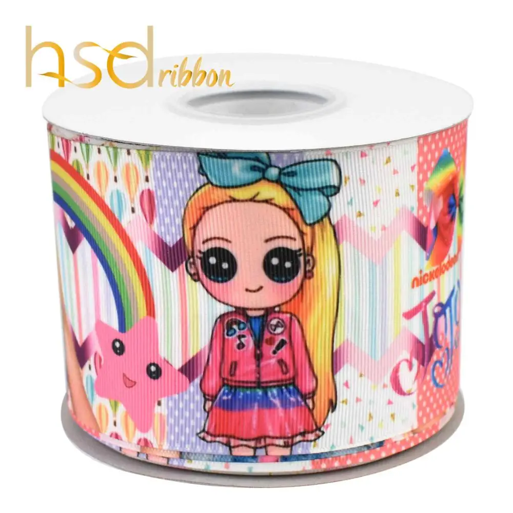 05 HSDCraft 22 мм 38 мм 75 мм HT напечатанная лента для волос diy лук - Цвет: 05