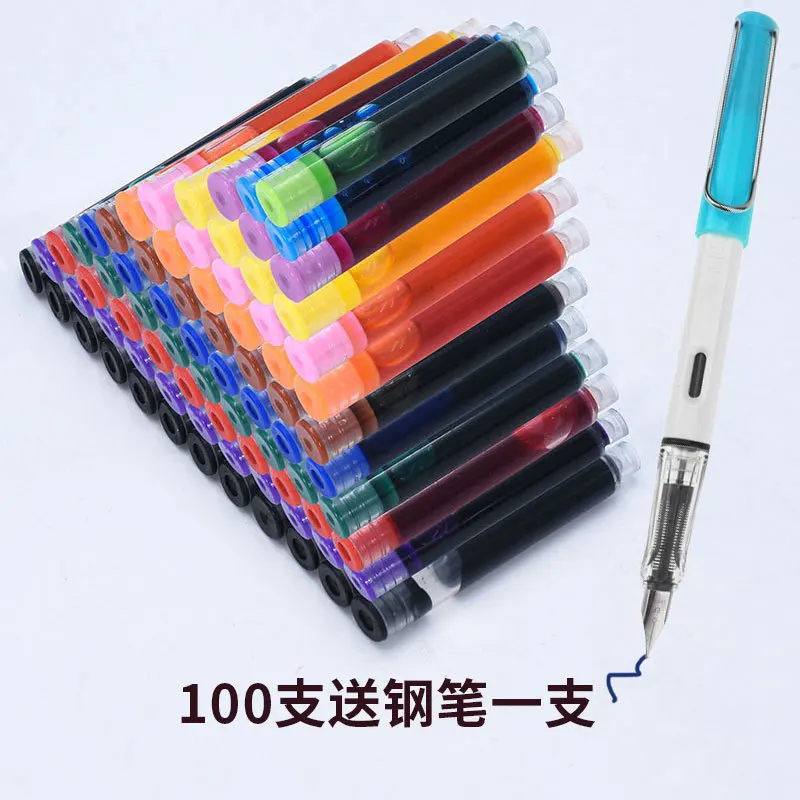 Luxury quality 8pcs colors ink refill cartridge fountain Pens Student school office supplies Multifunction pens 3.4 MM caliber original laica stream digital counter filter jug 2 3 lt 2 colors 1 filter cartridge