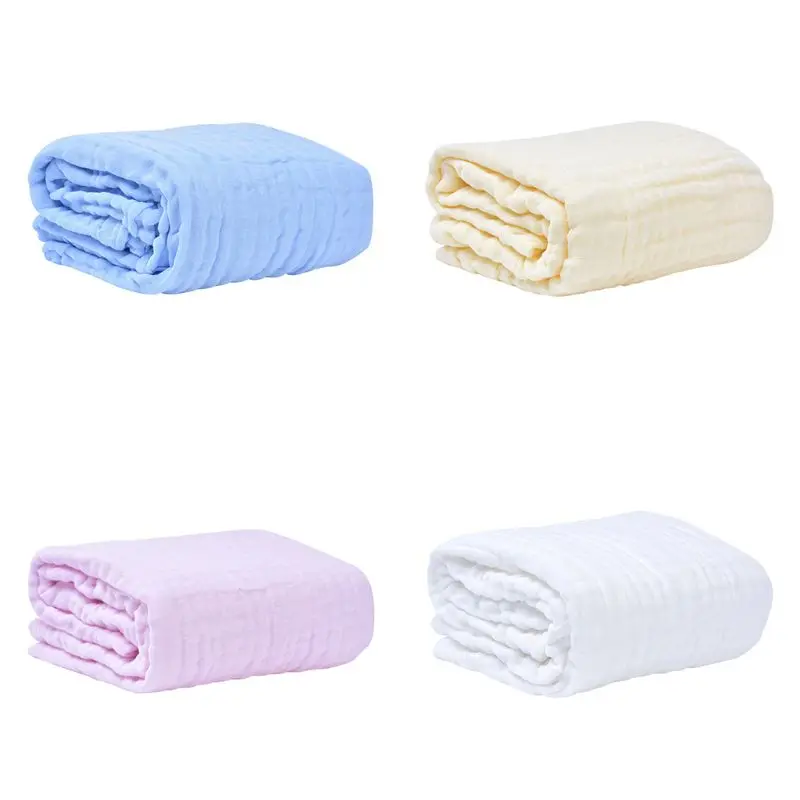 Newborn Baby Muslin Blanket Swaddle Soft Sleeping Cover Wrap Infant Bath Towel