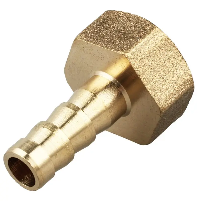 8 мм шланг Латунь Прямой колючий соединитель 3/" PT внутренняя резьба