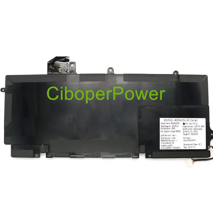 Оригинальное качество 11,4 V 45wh батарея для BG06XL