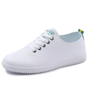 

Summer Soft Shoes Woman Lightweight off White Sneakers PU Loafers Portable Flat Sports Running Shoes Women Atheletic Trainers