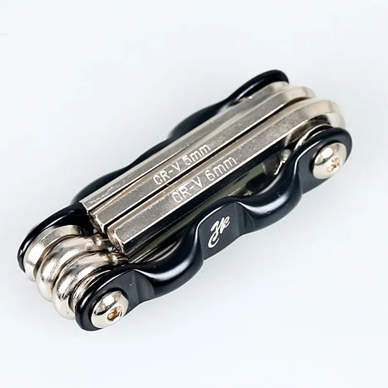 

6 in 1 Multi Usage Bike Bicycle Repair Bike Tools Kit Hex Wrench Nut Tire repair Hex Allen Key Screwdriver Socket Extension Rod