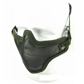 

Half Face Strike Metal Mesh Protective Skull Mask Tactical Airsoft Military Mask Outdoor Hunting Accessories Ahr029