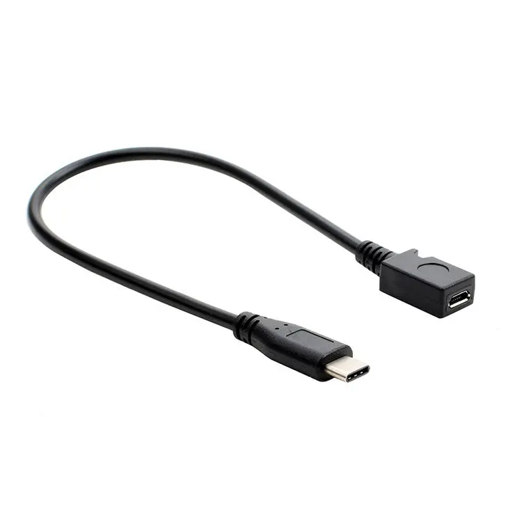 USB Type-C to Micro USB OTG Adapter Cable - 30cm Length, Hot Sale Description Image.This Product Can Be Found With The Tag Names Computer Cables Connecting, Computer Peripherals, Hot sale usb typec, PC Hardware Cables Adapters
