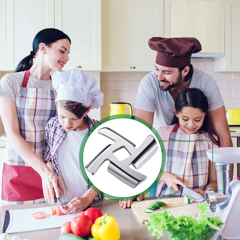 AD 9 шт. лезвия для мясорубки шлифовальная плита мяса диски из нержавеющей стали
