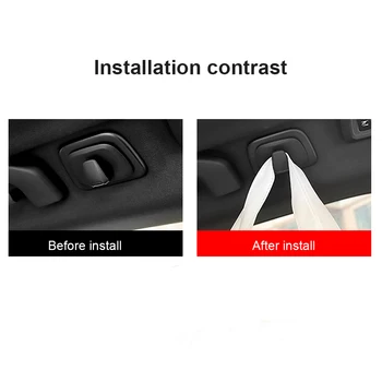 

Car Accessories For VOLVO XC60 2018-2020 XC90 XC40 V40 2015-2020 V90 S90 2016-2020 Roof Hooks Clothes Hanger Hook Trim Interior