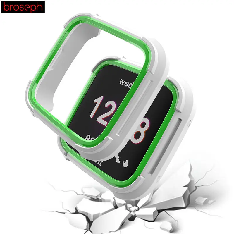 Защитный чехол для экрана для Fitbit Versa Lite силиконовый защитный чехол умных часов чехол s Watch оболочка Рамка Бампер аксессуары