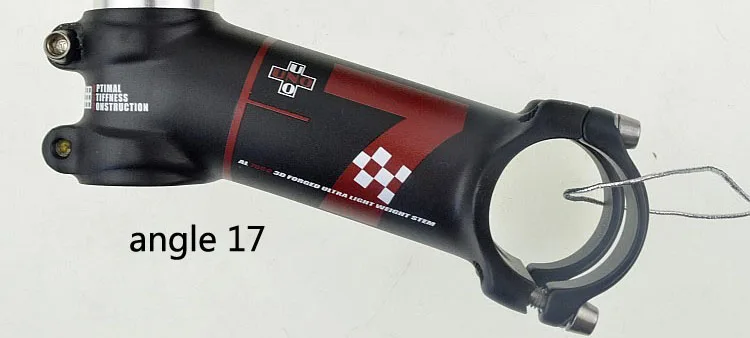 UNO Angle17 120mm Велосипедная вынос руля UNO, велосипедная вынос руля MTB, дорожный велосипед, алюминиевый сплав, угол 31,8 мм, 7/17, Bicicleta Tallo Bicicleta potencia, детали для велосипеда - Цвет: UNO Angle17 120mm