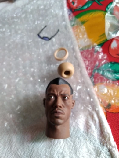Модель головы Wesley Snipes в масштабе 1/6 игрушки с солнцезащитными очками подходит для