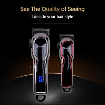 

SURKER SK-6001 Professional Electric Hair Clipper Rechargeable Mini Hair Trimmer Cutting Machine Beard Trimmer Razor Style