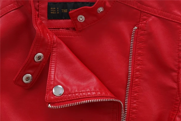 Aelegantmis New Leather Vest Women Motorcycle Biker Sleeveless Jacket Red Black Female Waistcoat Cool Belt Streetwear Spring
