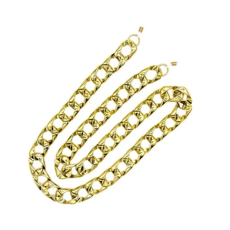 Acrylic Gold Glasses Chain Sunglasses Accessories Hanging Neck Glasses Rope Mask Chain Strap Eyewear