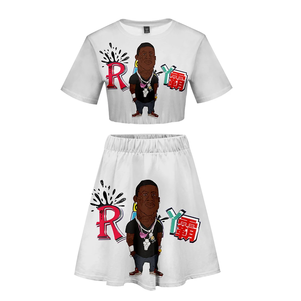 Mane Radric/костюм с короткой юбкой, хит продаж, 2 футболки с короткими рукавами и костюм, Mane Radric, комплект из двух предметов, высокое качество