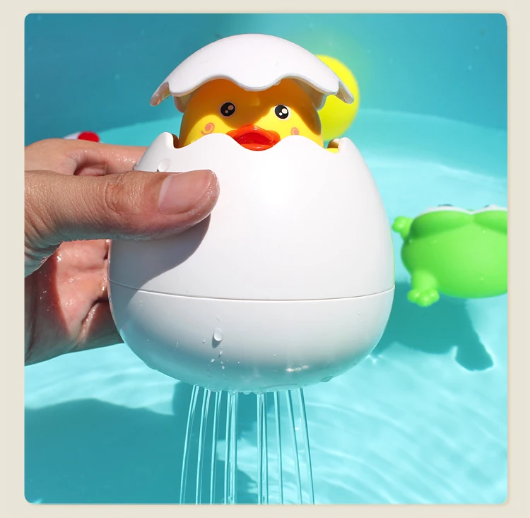 Bath Toy Duck Toy Small Rain Egg Baby Mainland China Toy Unisex Bathroom Sprinkler Shower Douyin