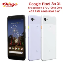 Оригинальный Google Pixel 3a XL 3AXL 6,0 "Snapdragon 670 Octa Core 4 Гб Оперативная память 64 Гб Встроенная память NFC 12.2MP 8MP смартфон с отпечатками пальцев Оригинальный Google Pixel 3a XL 3AXL 6,0 "Snapdragon 670 Octa Core 4 Гб Оперативная память 64 Гб Встроенная память NFC 12.2MP 8MP смартфон с отпечатками пальцев