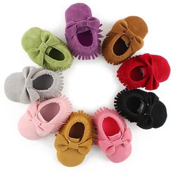 

Bowknot children's toddler shoes tassel bowknot baby shoes baby toddler shoes comfortable soft bottom children's shoes