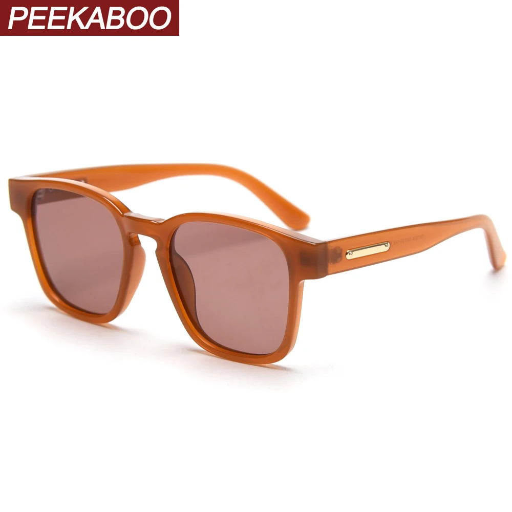 Peekaboo tr90 поляризованные солнцезащитные очки в оправе женские коричневые