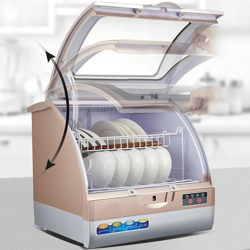 

Small automatic dishwasher high temperature sterilization intelligent drying dishwasher machine