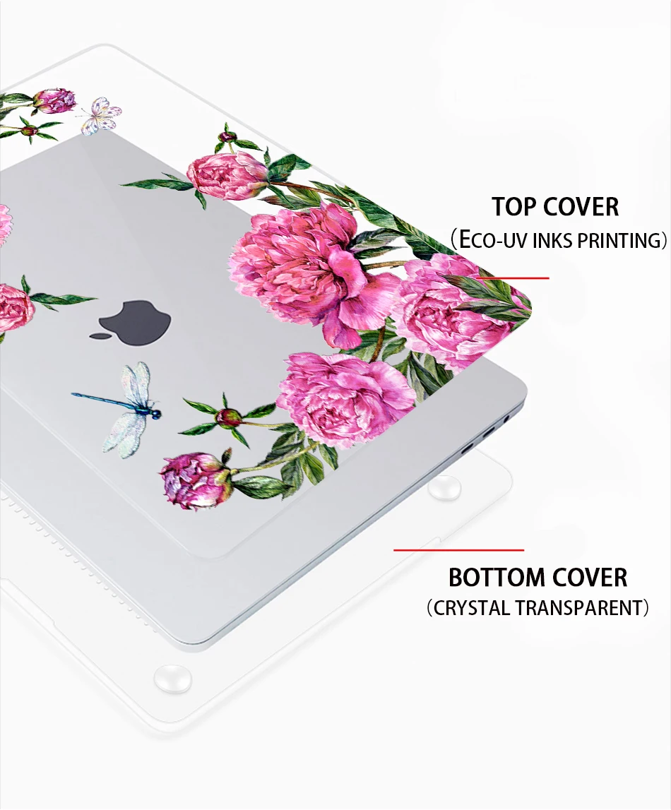 MTT чехол для Macbook Air Pro retina 11 12 13 15 дюймов с сенсорной панелью пластиковый жесткий Чехол 13,3 ''15,4'' сумка для ноутбука+ чехол для клавиатуры
